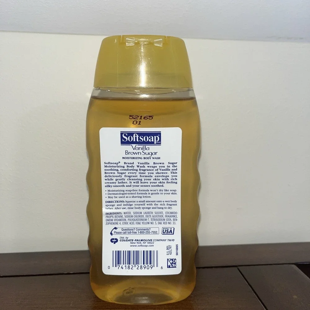 SoftSoap Vanilla Brown sugar Moisturizing Body Wash 12 fl. oz.  HTF Discontinued